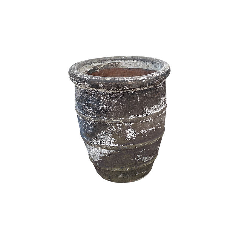 4055 Men Mỹ Thuật Chậu Viền G Sọc Ngang 29x29x36